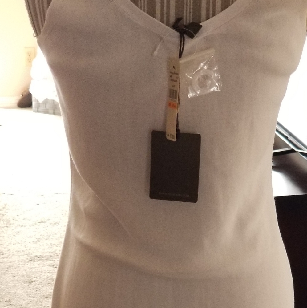 Tommy Bahama, white sweater dress, sz S/P - Picture 3 of 7